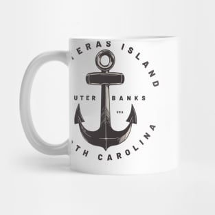 Cape Hatteras, NC Summertime Vacationing Big Anchor Mug